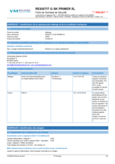 RESISTIT G SK primer 5L - SDS